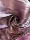 Liquid shimmer organza brocade