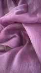 Crinkle crepe organza
