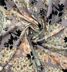 Abstract box floral rayon