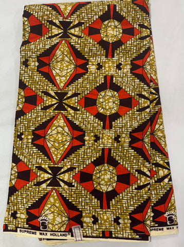 Diamond African wax print