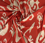 Tribal crinkle cotton satin