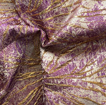 Two tone metallic fireworks brocade