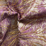 Two tone metallic fireworks brocade