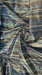 Striped multicolored foil