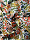 5 print paint floral designs (orange)