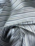 Striped soft polyester