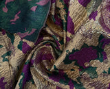 Abstract splash metallic brocadea