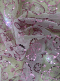 Sequin organza