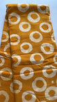 O Tie and dye African print cotton