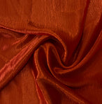 Crinkle velvet silk