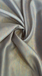 Striped multicolored metallic brocade