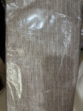 Striped slub linen