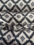 5 print black and grey Diamond design