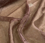 Crinkle stone organza