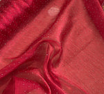 Crinkle stone organza