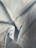Striped cotton chiffon