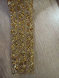 Big beaded rhinestone applique