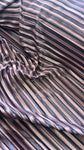 Two coloured pleated satin
