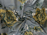 Big Floral metallic brocade (available in other colours)