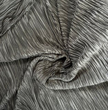 Pleated pleated satin