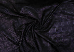 Metallic purple houndstooth wool