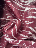 5 print burgundy skeleton design