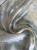 Ntomapa 4 yards tie and dye silky metallic organdy