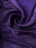 Silky metallic organdy
