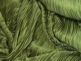 Pleated pleated satin