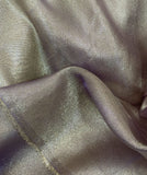 Metallic striped organdy