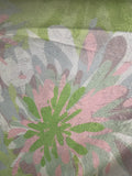 5 print green splash floral design