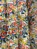 5 print paint floral designs (orange)