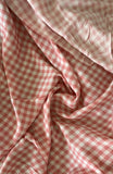 Gingham  cotton rayon