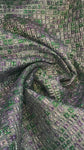 Two tone metallic bricks brocade