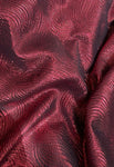 Swirly metallic brocade