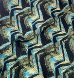 Zigzag brocade
