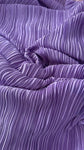 Pleated pleated satin