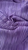 Pleated pleated satin