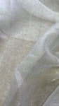 Crinkle stone organza