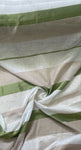 Light striped satin linen