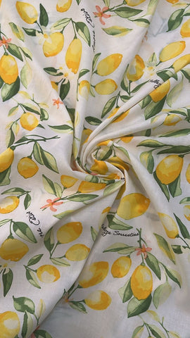 Lemon light cotton