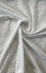 Little floral embroidered cotton lace