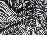 5 print black and white zebra design