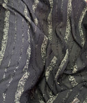 Metallic tassel linen rayon