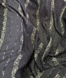 Metallic tassel linen rayon