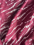 5 print burgundy skeleton design