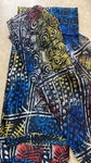 Abstract 2 Ankara silk and chiffon set