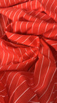 Striped cotton chiffon