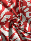 5 print orange tribal design