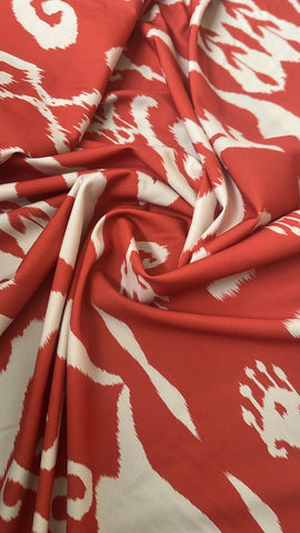 Tribal  cotton satin